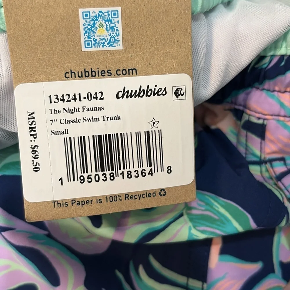Chubbie’s MEN'S ‘THE NIGHT FAUNAS’ SWIM TRUNK 7